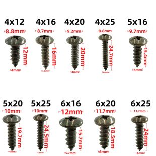 强力自攻螺丝家用车用M4M5M6军绿色大扁头自攻螺丝十