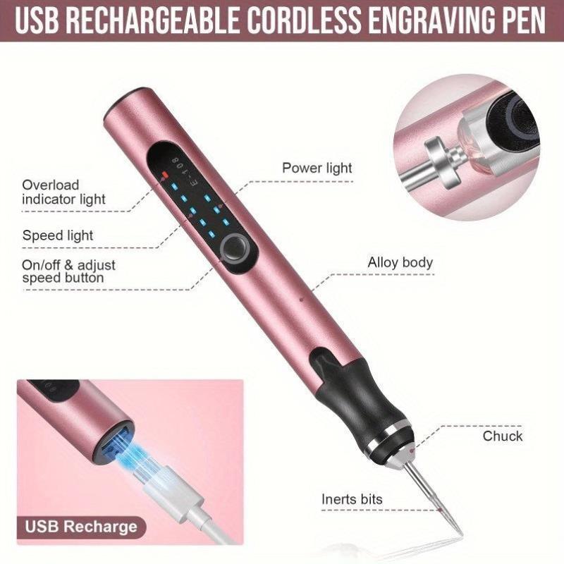 ⑩N 914 32pcs Electric Engraving Pen usb跨