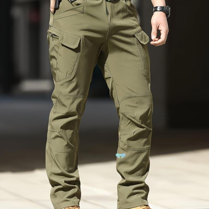 men's Tactical Pants Resistant Warm Ripstop Cargo Pants跨境