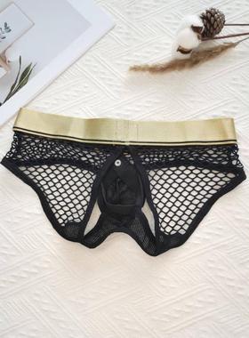 TEMU外贸秋季新款 n's Undeear 透气可拆卸式内裤舒适平角裤