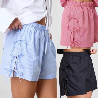 A 33943 Drawstring Casual Shorts 系绳松紧休闲短裤跨境外