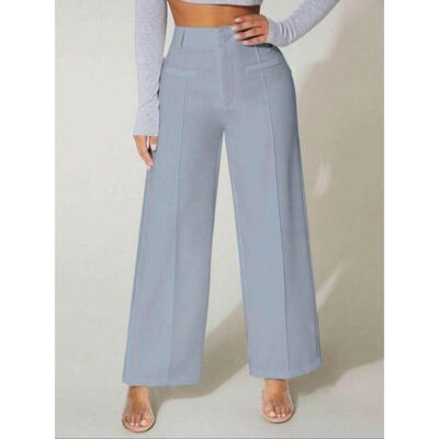 F 77294 High Waist Straight Leg Pants 腰直筒裤