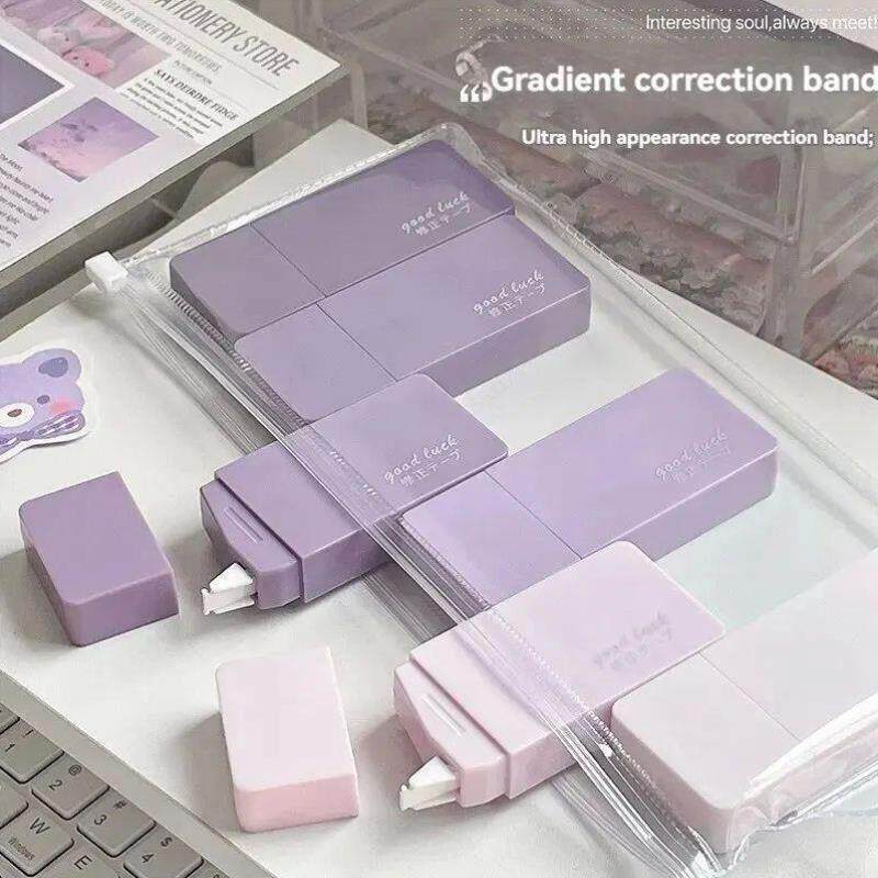 6 Pcs Gradient Whe Out Correction Tape Set Kawaii Large Ca