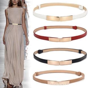 versatile simple Faion Women Belt跨境 Belt Leather dress
