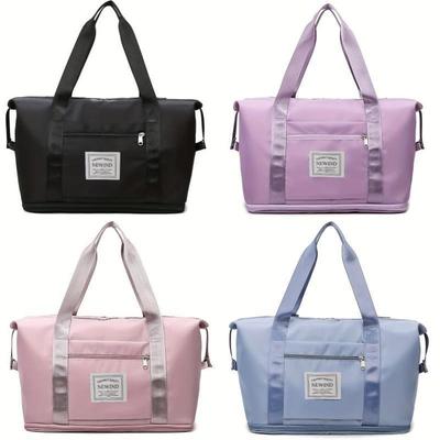 1 Pack Foldable Travel Duffel Bag wh Wet Compartment跨境