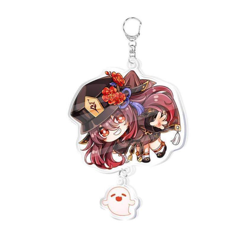 Anime Genin Impact Keychain Cartoon Cosplay Keycha wh pe