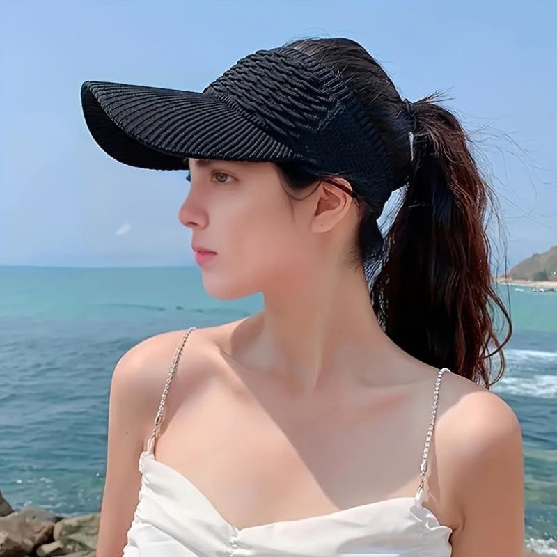 Women's Summer Visor Hat Lightweight Breathable Sun遮阳帽