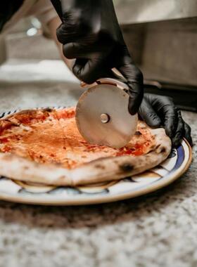 Warehouse 50pcs Black Pure Nrile Disposable Gloves手套