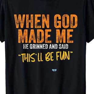 Trend Cotton Letter Printed Casual Faion Neck men Round