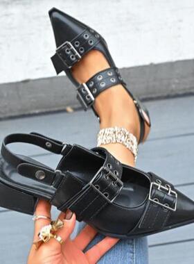 Women's Faionable udded Decorated Pumps Elegant Pointed