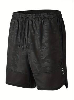F 39841 Men's Double Lined Sport Shorts 运动短裤