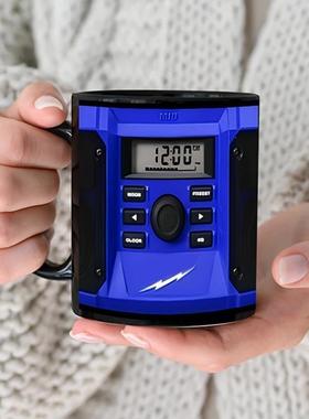 海外仓 Glassware Drinkware 盎司可重复使用陶瓷收音机马克杯带