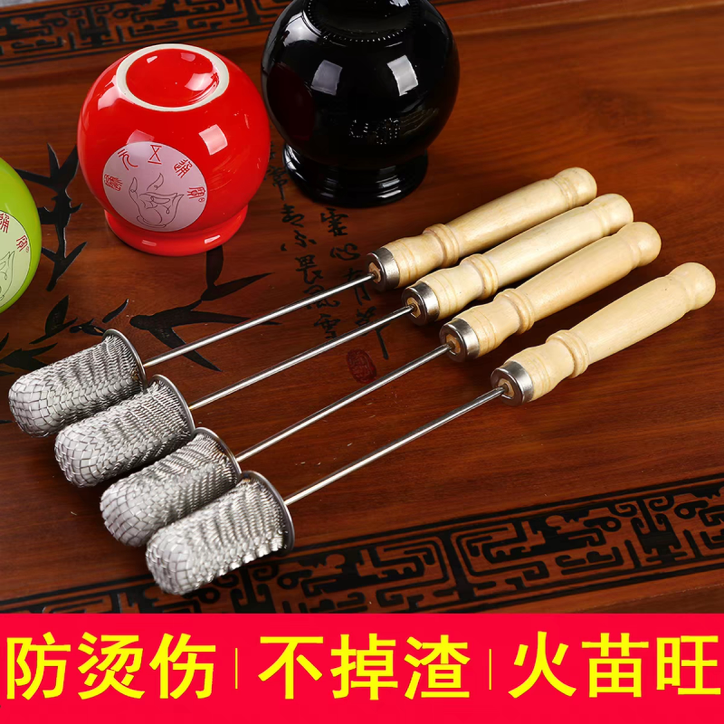酒精点火棒烧不坏火把拔火罐配件酒精棉棒点火器酒精棉球防烫手