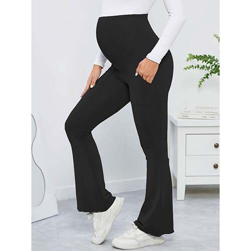 T 43050 Maternity Yoga Flared Pants 孕妇瑜伽喇叭裤新款欧美爆