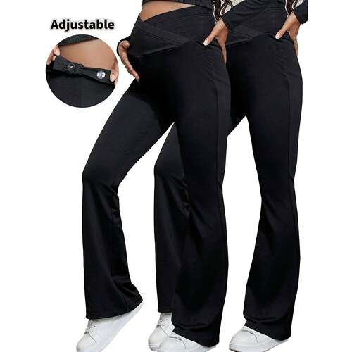 R 32631 Maternity Wide Leg Pants 孕妇阔腿裤