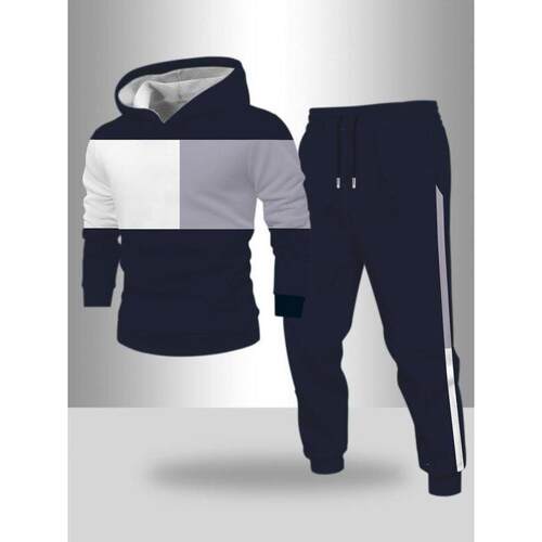 H 87093 Men's Elephant 3D Print Hoodie Set 印花卫衣套装