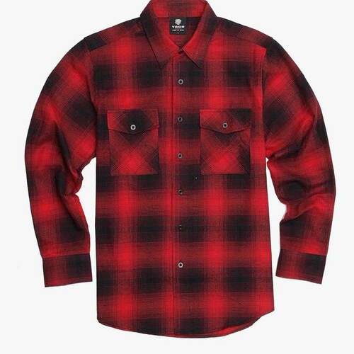 I 16715 Men's Plaid Fleece Jacket 加绒格子夹克