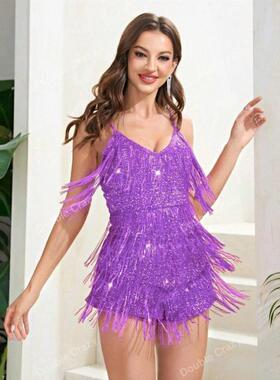 Jumpsu Elegant Tassel Faionable s Women Double Crazy '