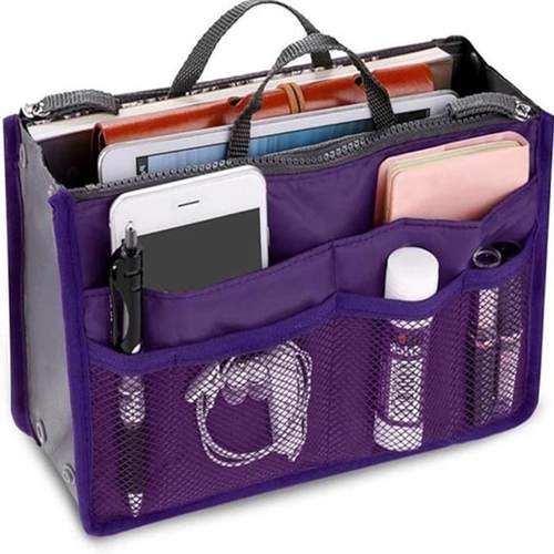 Multifunctional Wallet Bag 1 Piece 13 Pockets Travel Insert