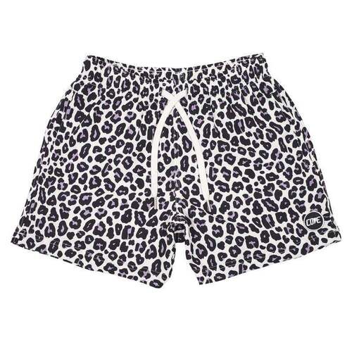 H 44034 Men's Leopard Print Shorts 豹纹短裤