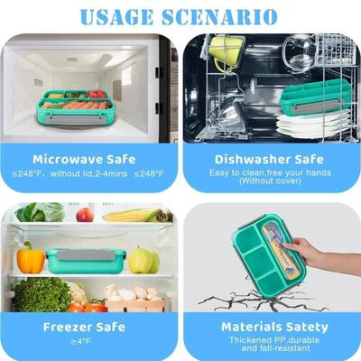 Bento Box Lunch Box Adult LunchBox Containers For Toddler