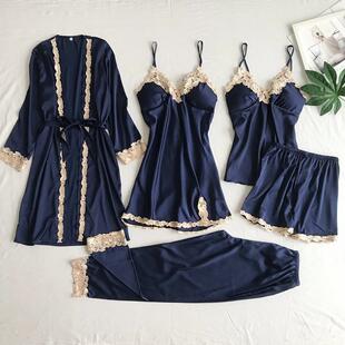 I 17216 Golden Lingerie Set with Pads 金色睡衣套装