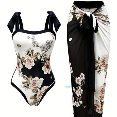 New yle Faionable Swimsu Short Skirt Two piece Set跨境