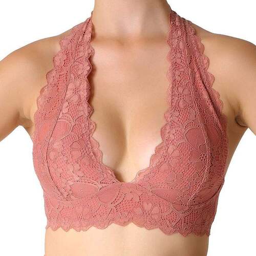 H 30164 Lace Comfortable Straps Bralette 蕾丝抹胸内衣