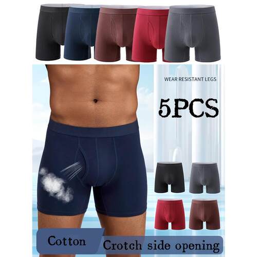 H 83055 Men's side opening long leg underwear 士侧开长腿平
