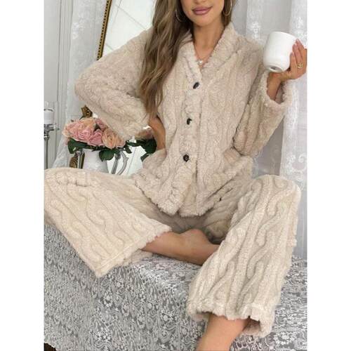H 80311 Coral Fleece Pajamas Set 珊瑚绒睡衣套装