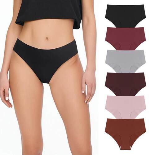 H 83004 Seams breathable bikini panties 无痕透气三角内裤