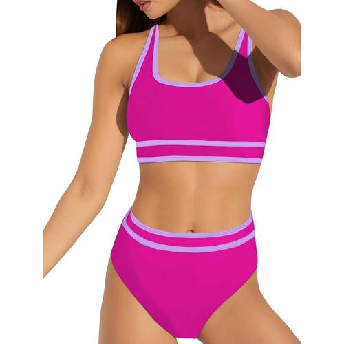 G 35045  Sexy Solid Color Bikini Swimsuit 性感纯色泳衣