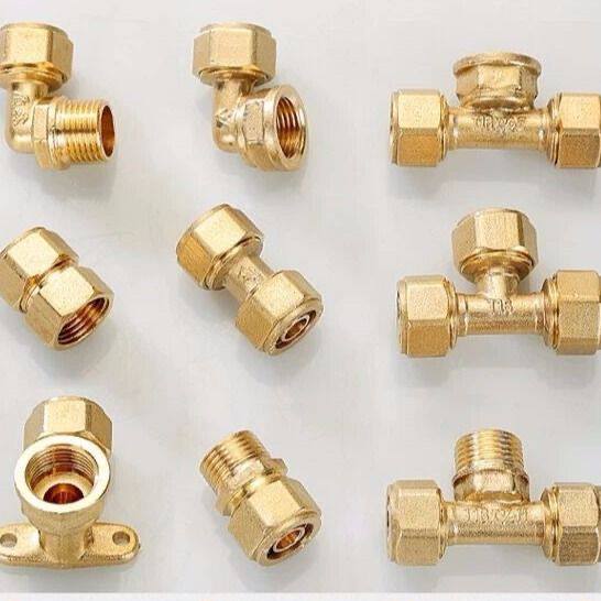 铝塑管接头配件4分铝塑管接头太阳能热水器配件燃气管1216内牙外