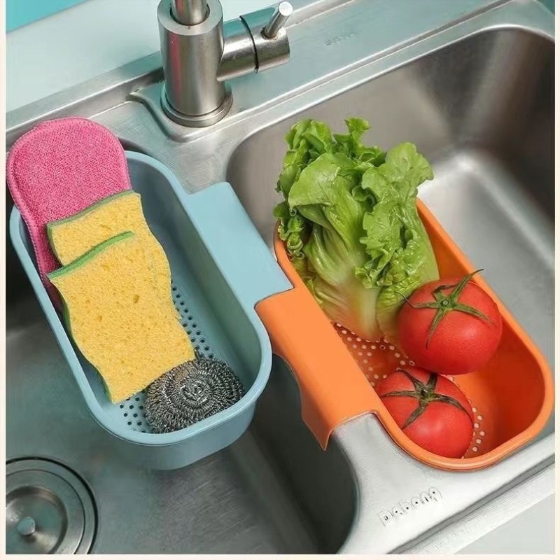 厨房水槽沥水篮过滤筐洗碗盆洗菜盆过滤残渣茶叶可悬挂多功能大号