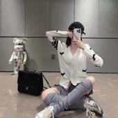 赠退货宝 四杠春夏季 TUMA TB刺绣小狗薄款 开衫 针织衫 羊毛开衫