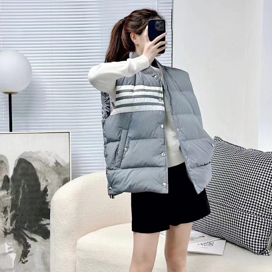 TB羽绒马甲背心加厚羽绒服坎肩