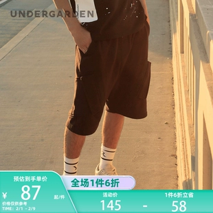 夏季 UNDERGARDEN男装 运动短裤 潮流低档袋饰9503XAC