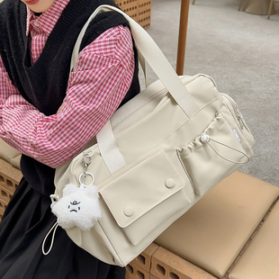 短途旅行包女轻便大容量出差旅游登机包手提行李袋男款运动健身包