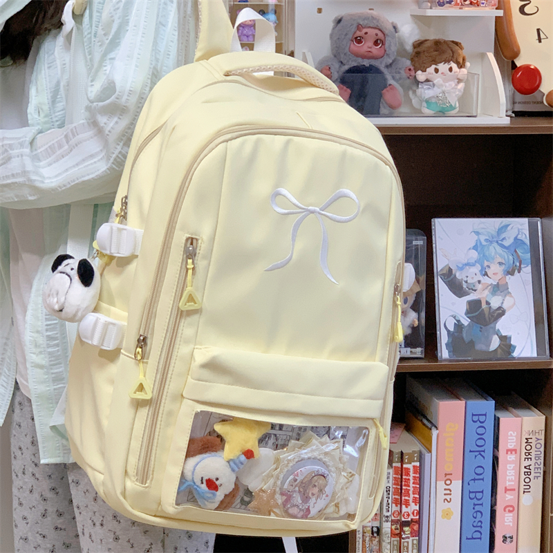 书包初中女生小学生背包女2025新款可爱少女痛包高颜值休闲双肩包