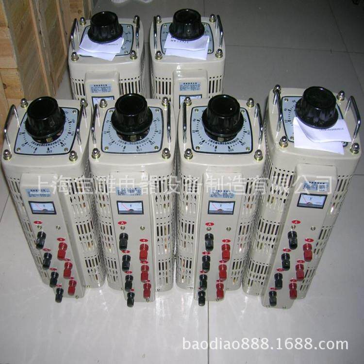 供应测试调压器TSGC2-3KVA6KVA三相接触式调压器380V变-430V