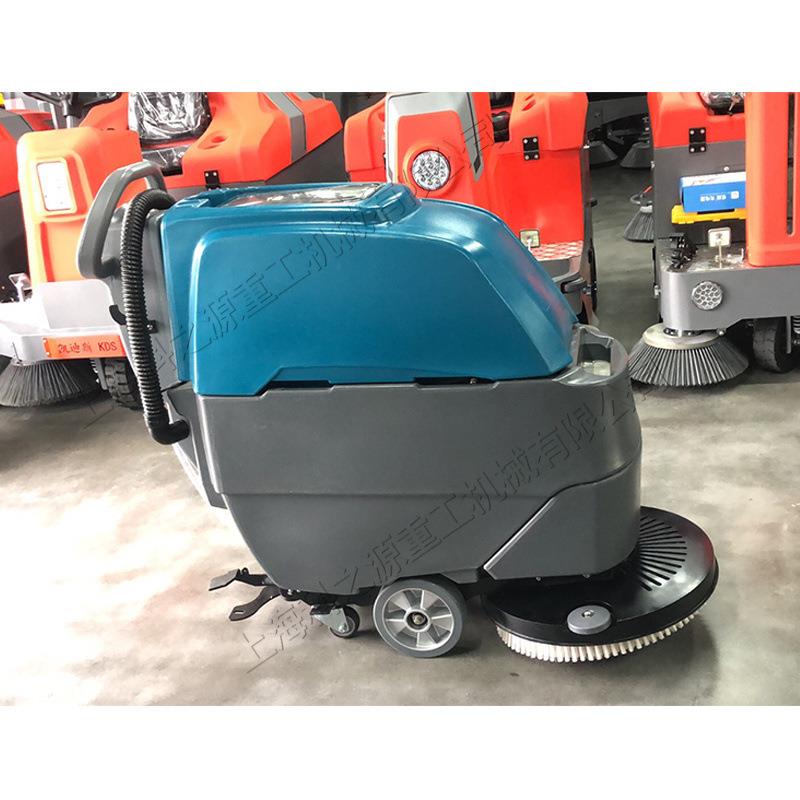 刷盘式半自动洗地机手推式车间地坪清扫机酒店大理石地面扫地机