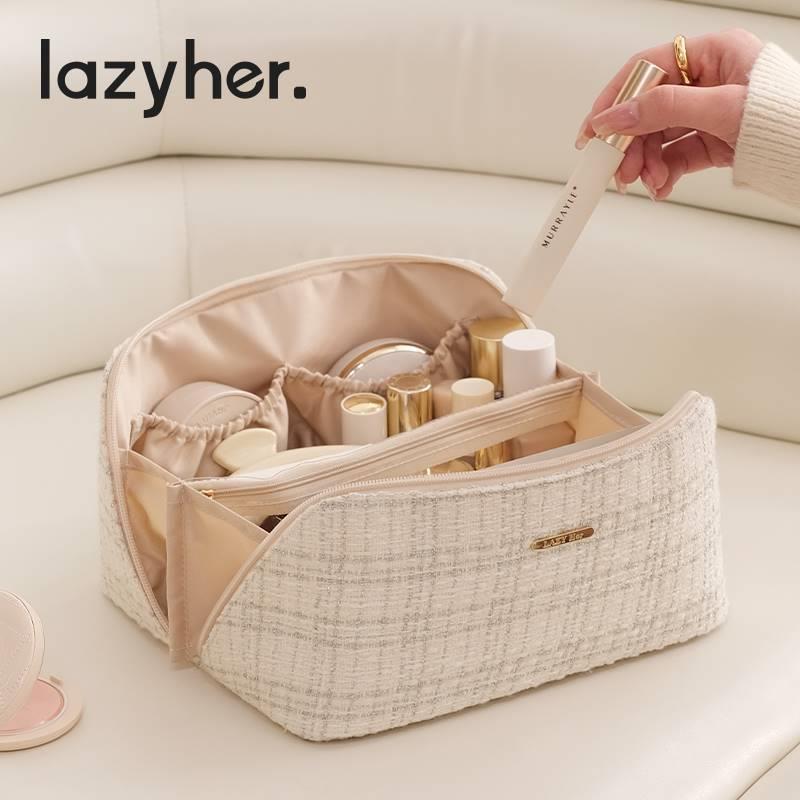 化妆包女2023新款高级大容量随身化妆袋旅行便携化妆品口红收纳包