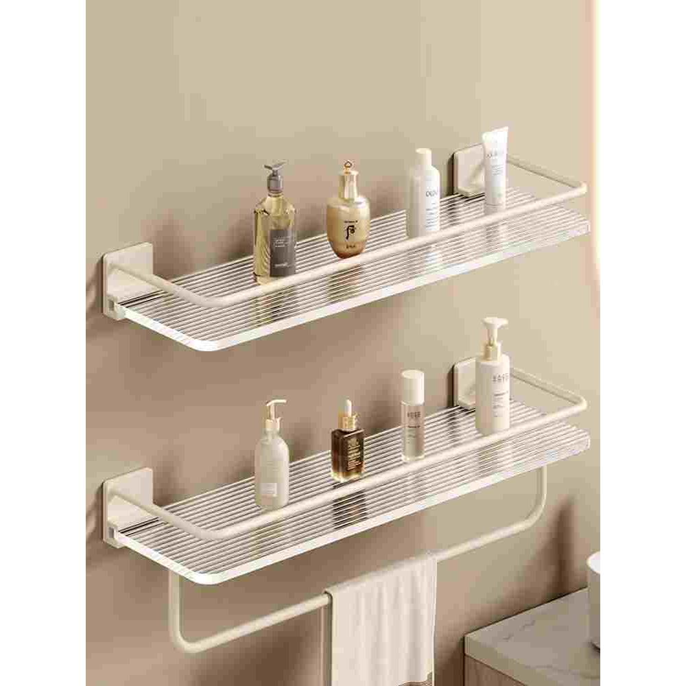浴室用品置物架吸盘免打孔壁挂架子三角收纳架洗漱台化妆品整理架