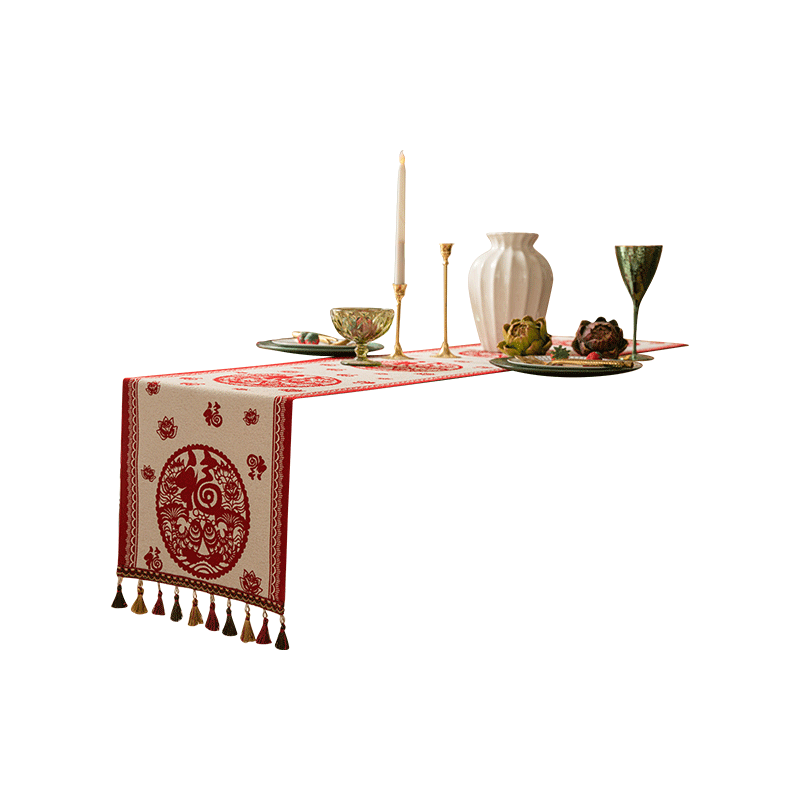 中式桌旗新红木茶台棉麻加厚防水茶席餐桌长条茶几茶桌布床头旗