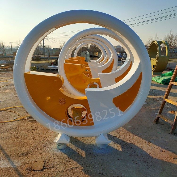 山东源头厂家制作不锈钢娱乐版本互动发光车无须接电亲子版本