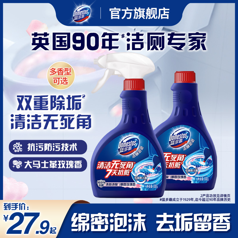 蓝多霸泡泡马桶清洁剂洁厕灵厕所去异味除菌留香除臭神器多组套Z