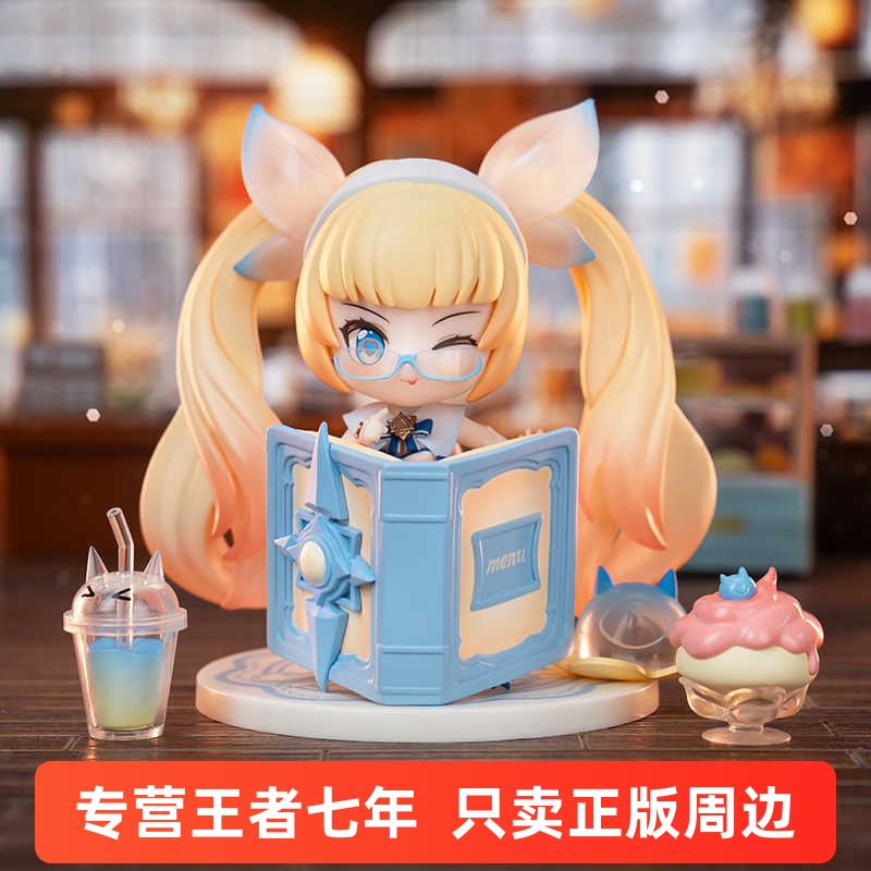 【2024限定】王者荣耀正版 安琪拉手办 暗夜萝莉Q版模型摆件公仔