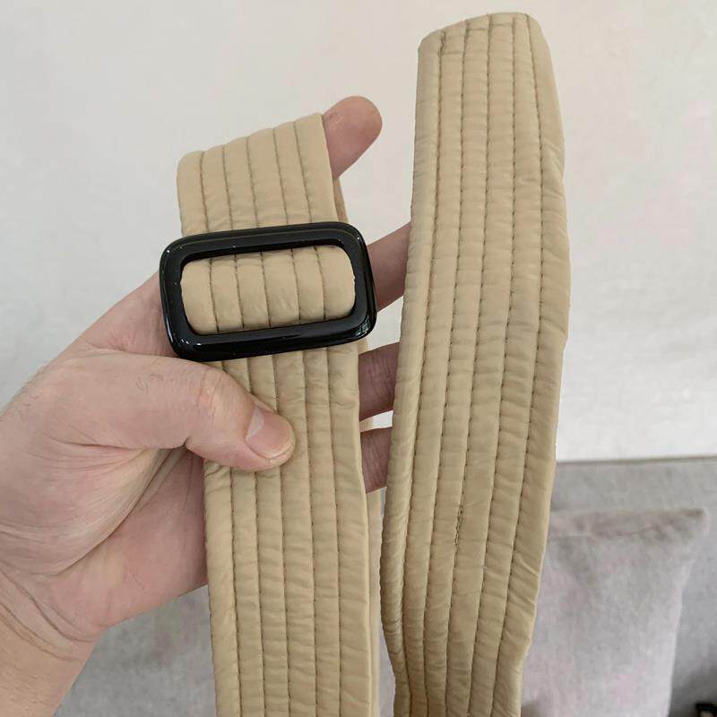 羽绒服腰带配件高级感新