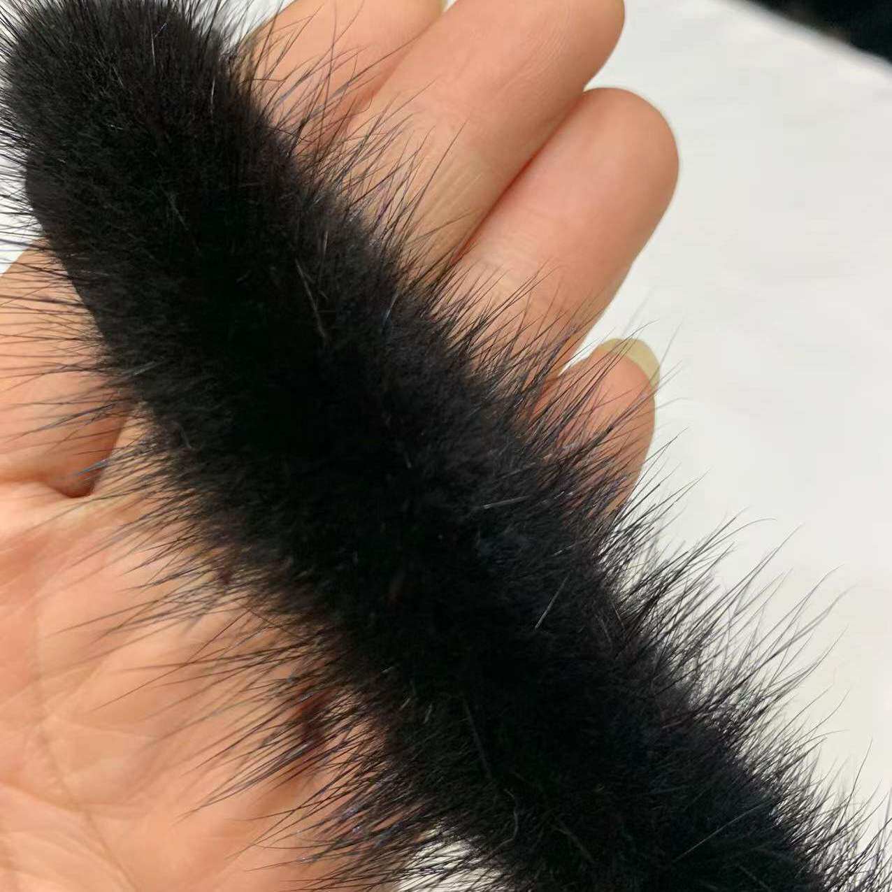 貂毛边条真水diy唐装汉服