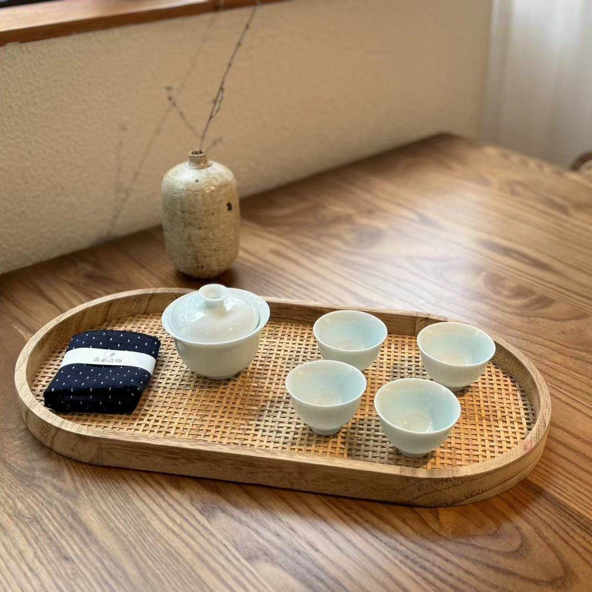 特别好看的托盘复古中式手工托盘茶杯托盘桌面饰品收纳盘咖啡点心,餐饮具,餐用托盘,淘宝优惠券,粉丝福利购,淘宝优惠卷